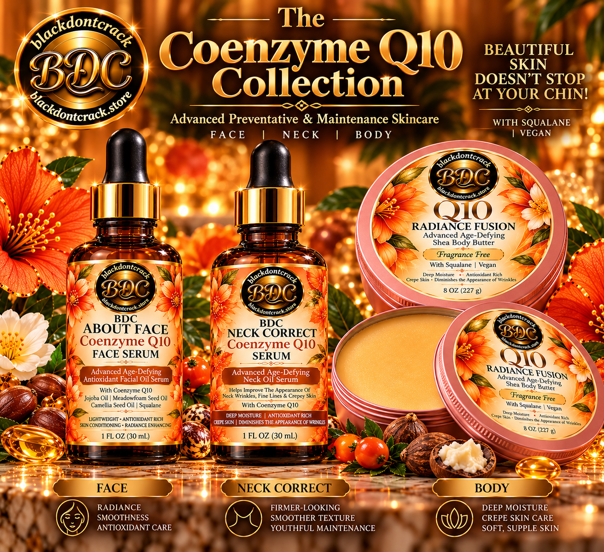 THE COENZYME Q10 COLLECTION - FACE | NECK | BODY