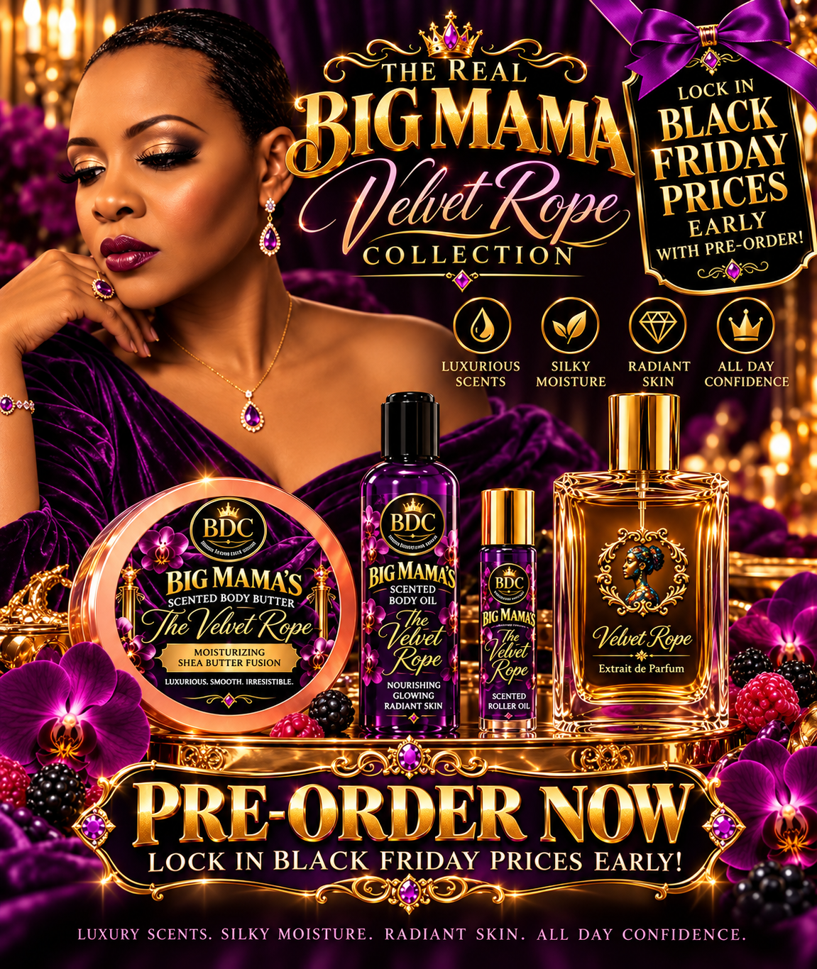 THE REAL BIG MAMA -
THE VELVET ROPE COLLECTION 👑