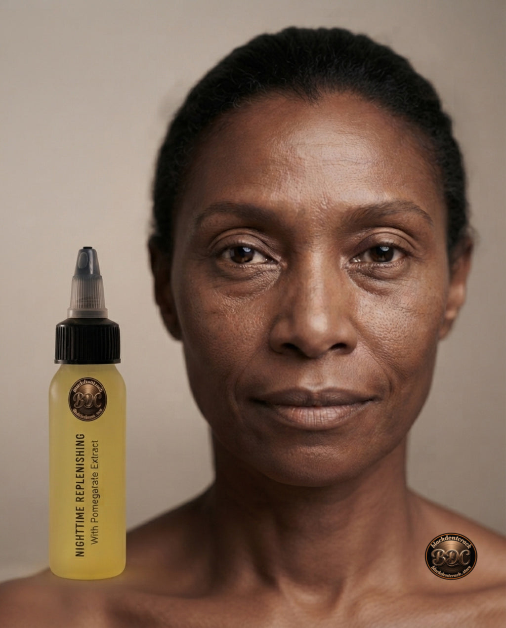 BDC NIGHTTIME REPLENISHING SERUM
With Pomegranate Extract + THD Vitamin C