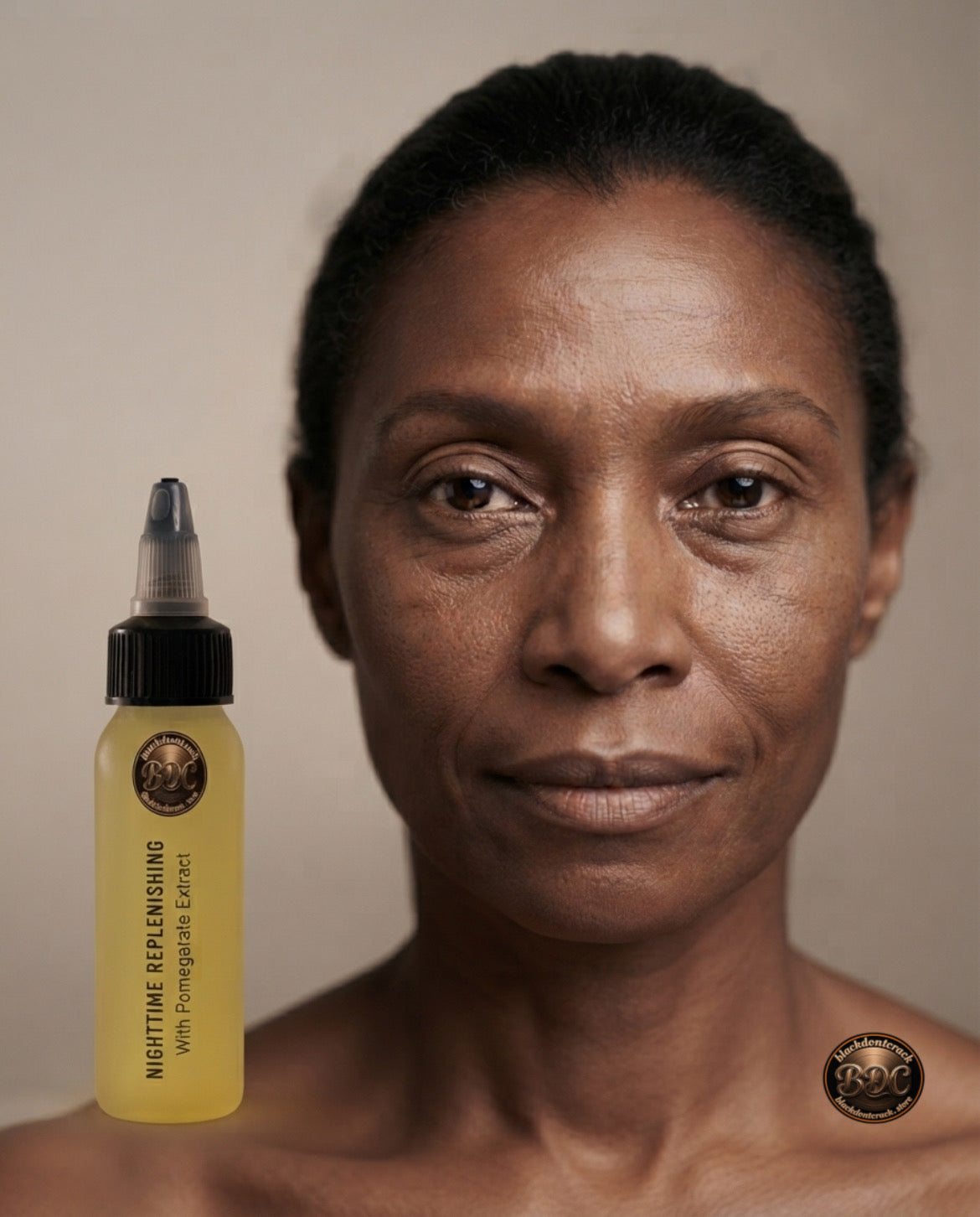 BDC NIGHTTIME REPLENISHING SERUM
With Pomegranate Extract + THD Vitamin C