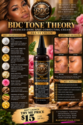 BDC TONE THEORY (TT CREAM) Advanced Dark Spot Correcting Cream - 4% TRANEXAMIC ACID + 2% ALPHA ARBUTIN