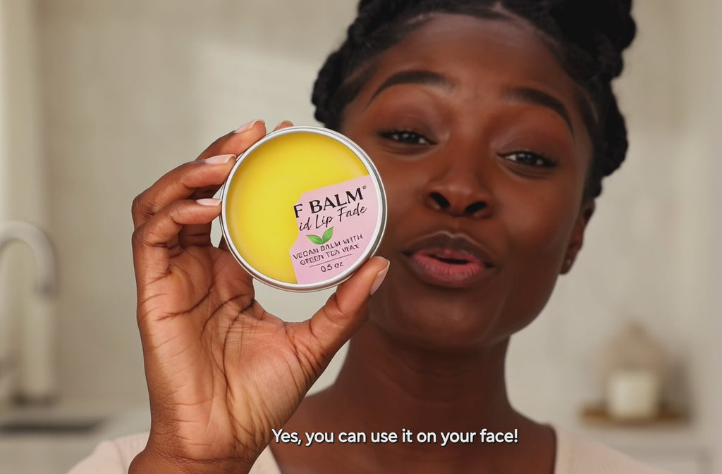 RLF BALM
(Rapid Lip Fade)
Vegan Balm With Green Tea Wax